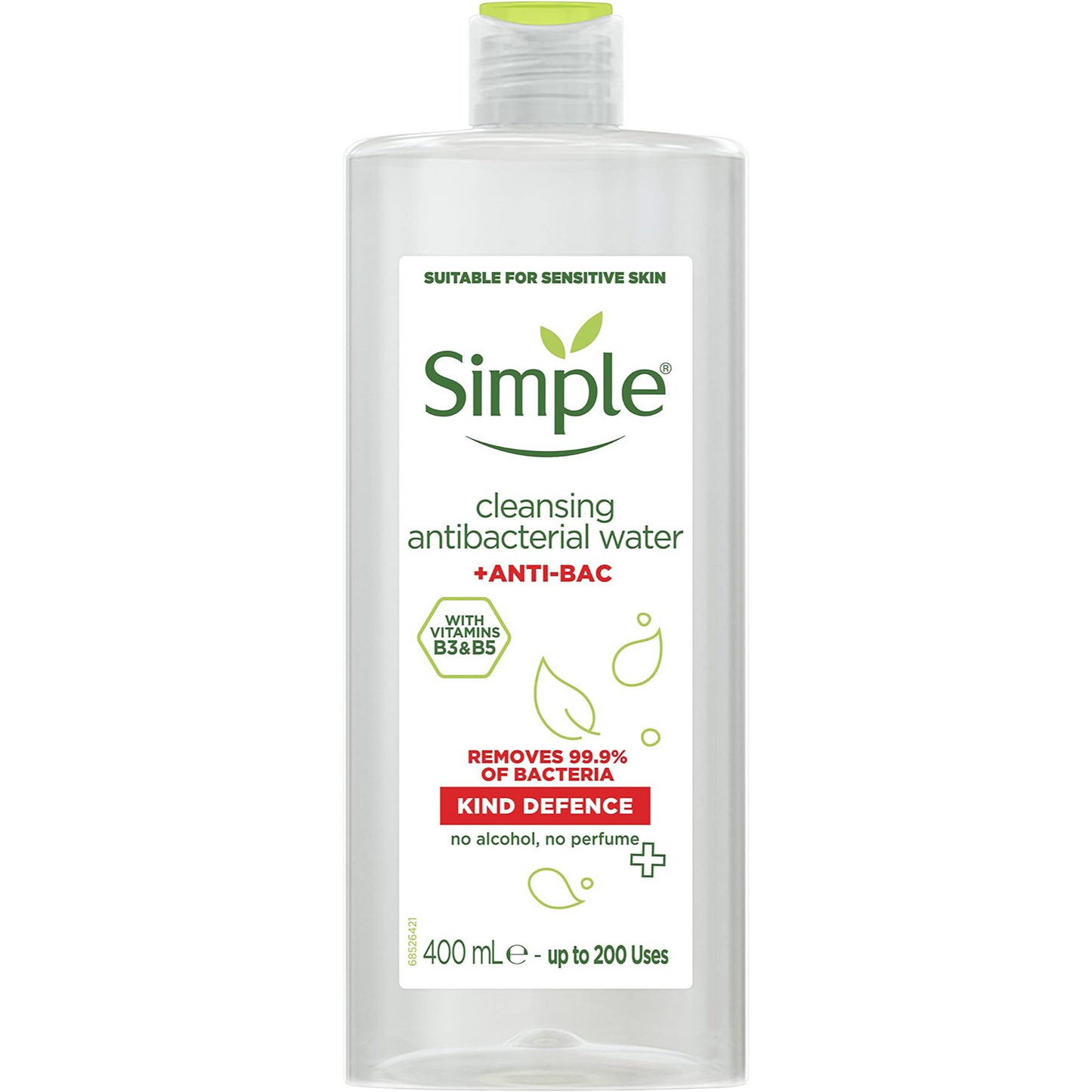 Simple Kind Defence  Antibacterial Cleansing Water +ANTI-BAC