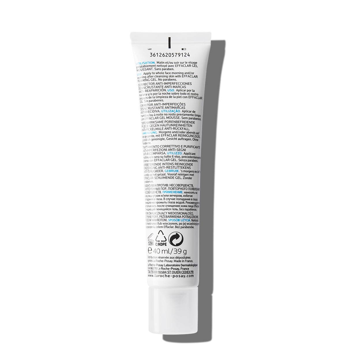 La Roche-Posay EFFACLAR DUO (+) چاودێری چاککردنەوەی داخراو