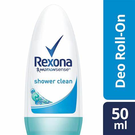 Rexona Shower Clean All Day Freshness - Antiperspirant Deodorant Roll-on for Woman