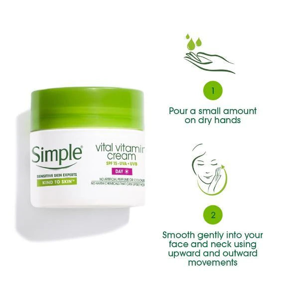 simple kind to skin vital vitamin day cream