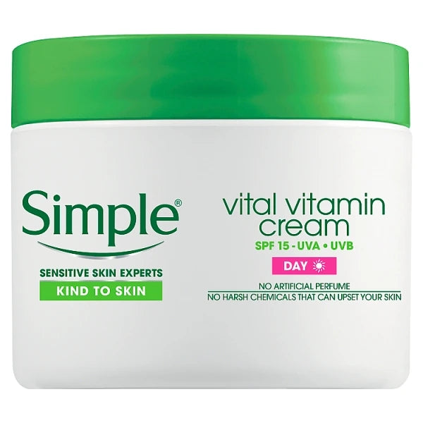 simple kind to skin vital vitamin day cream