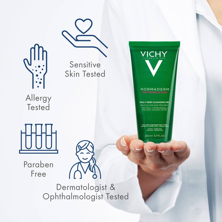 VICHY Normaderm Phytoaction جێڵی پاککردنەوەی ڕۆژانە 
