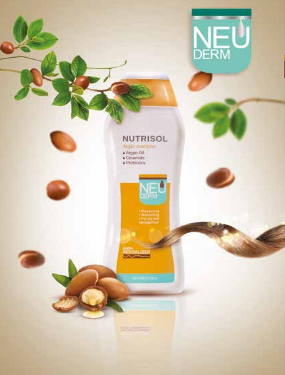 NEU DERM NUTRISOL Argan Oil Thickening Shampoo