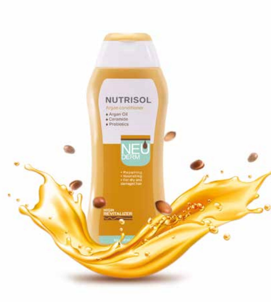 NEU DERM NUTRISOL کۆندیشنەری ئەستوورکردنی زەیتی ئارگان