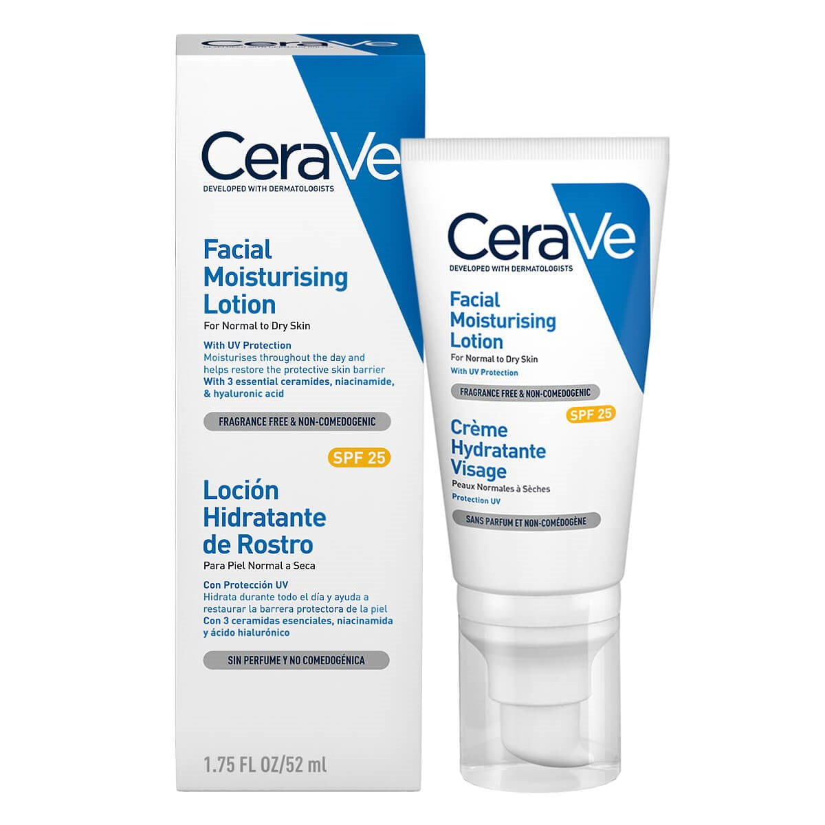 CERAVE Facial Moisturizing Lotion SPF25 For Normal To Dry Skin