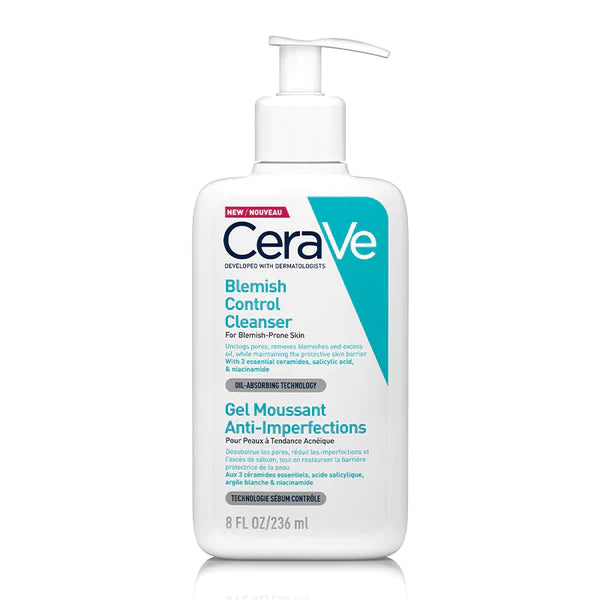 Cerave Blemish Control Cleanser for blemish-prone skin