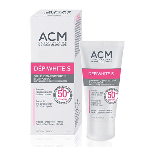 ACM Depiwhite.S Soin SPF 50 کرێمی دژەخۆری وێنە-پارێزەر Spf