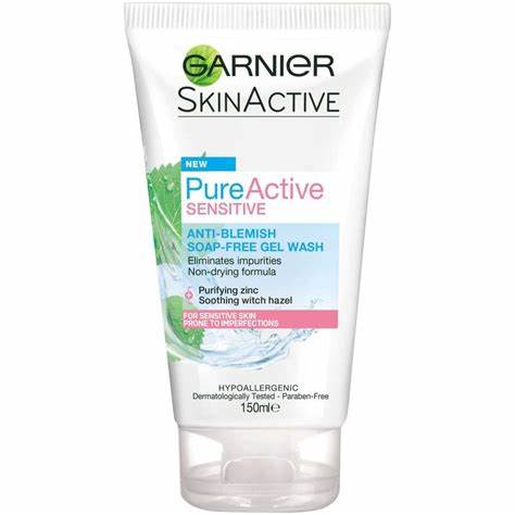 Garnier Anti-Blemish Soap-Free Gel Wash - Pure Active