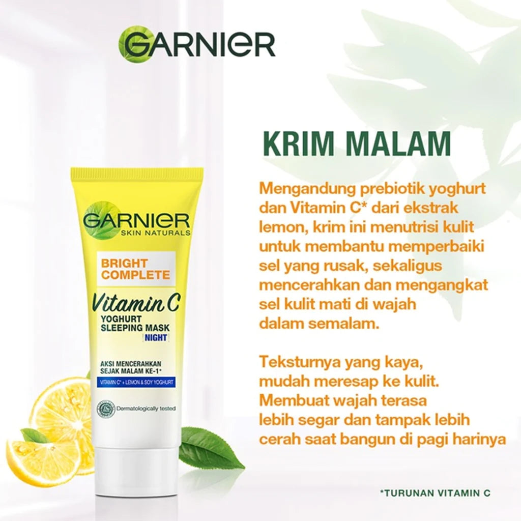 Garnier Bright Complete White Speed Vitamin C Night Yoghurt Sleeping Mask