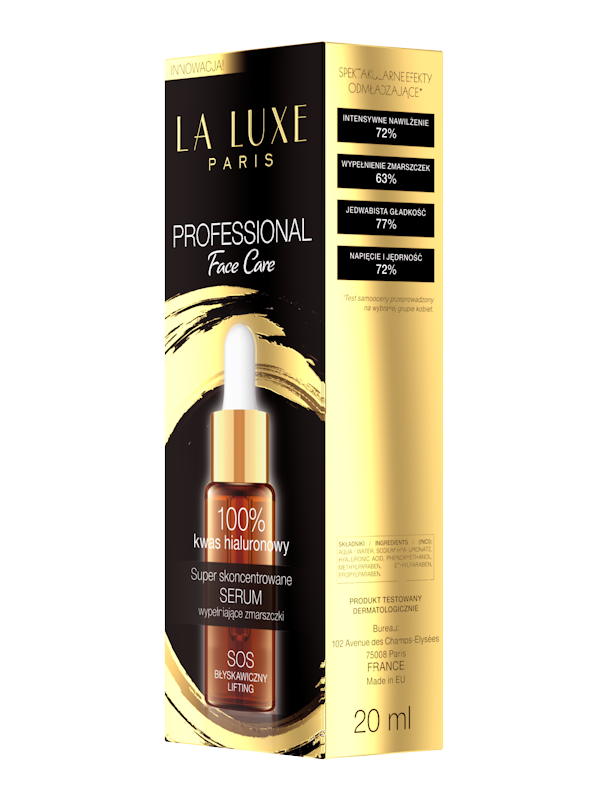 La Luxe Proffesional Face Care - 100% Hyaluronic acid