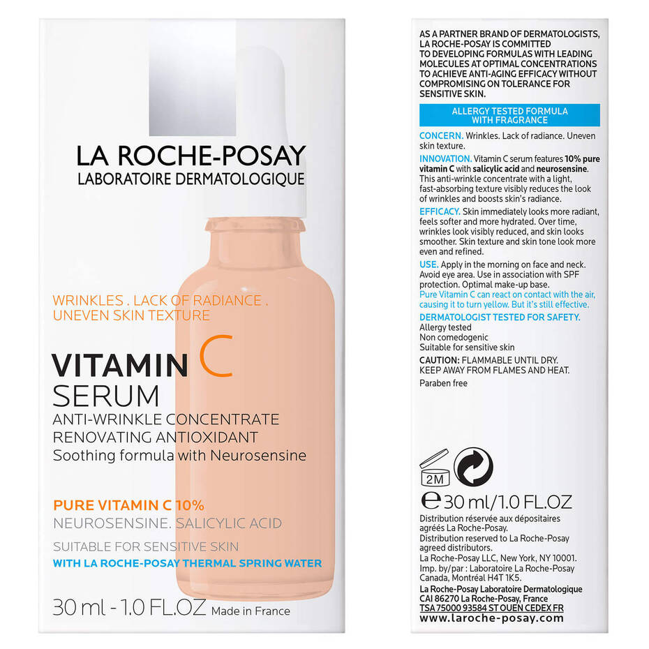 LA ROCHE POSAY 10% سیرۆمی ڤیتامین سی پاک