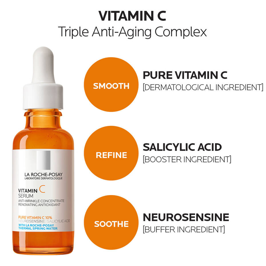 LA ROCHE POSAY 10% PURE VITAMIN C SERUM