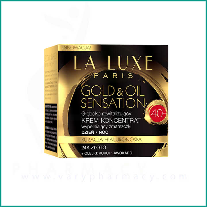 La Luxe Paris, Gold & Oil Sensation, Deeply Revitalizing Cream – Wrinkle Filling Concentrate