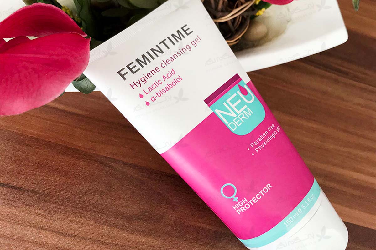 جێڵی پاککردنەوەی پاکوخاوێنی NEU DERM FEMINTIME