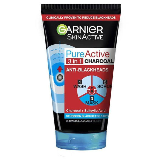 Garnier 3in1 Charcoal Face Cleanser